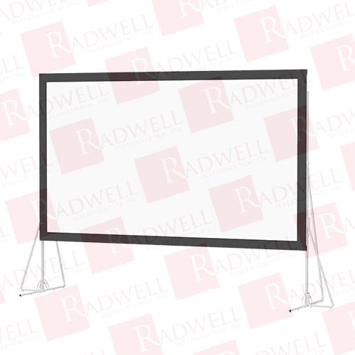 FAST FOLD PROJECTION SCREEN, 10 FT X 17 FT, HDTV, BLACK CASE