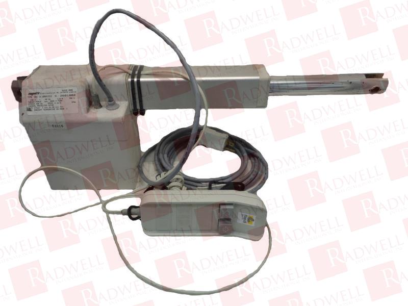  , LINEAR ACTUATOR, 120 VOLT, 2/5 AMP, 300 WATT, 6000 N PUSH MAX THRUST FORCE, 200 MM STROKE, 6 MM/S SPEED, 60 HZ