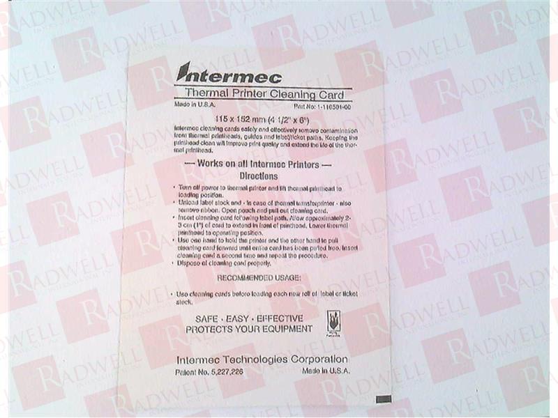 HONEYWELL 1-110501-00