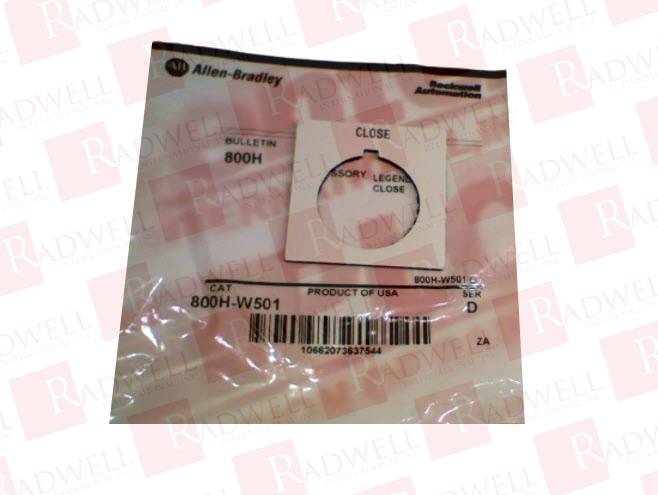 ALLEN BRADLEY 800H-W501