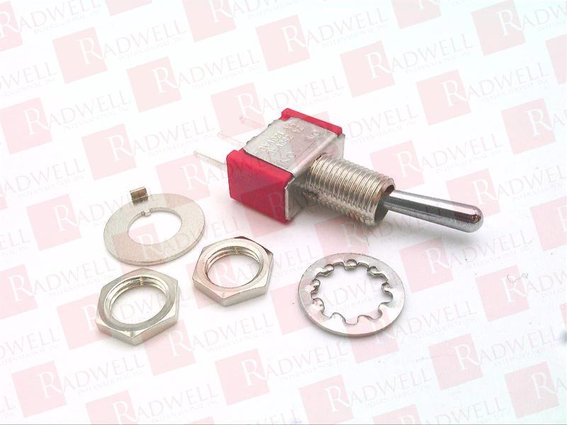 TOGGLE SWITCH,SPDT, ON-ON, 120VAC / 28VDC, 5A, THROUGH HOLE