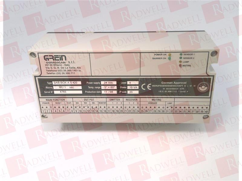 GREIN SAB BOX A 5 420