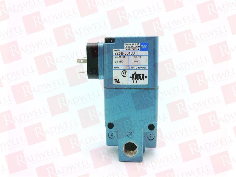 MAC VALVES INC 225B-501JJ