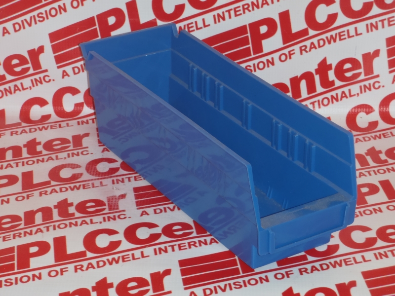 STORAGE BIN BLUE 11-5/8X4-1/8X4IN