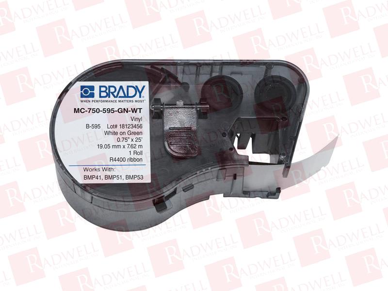 BRADY MC-750-595-GN-WT