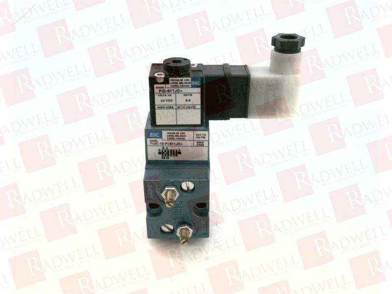 MAC VALVES INC 712C-12-PI-611JD