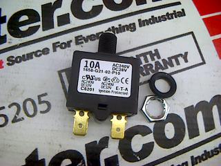 E-T-A CIRCUIT BREAKERS 1658-G21-02-P10-10A