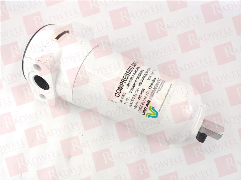 AIR FILTER, COARSE COALESCING FILTER, 1 INCH NPT, POP-UP INDICATOR, 0.1-25 MICRON, 250 PSI MAX, 84-23351