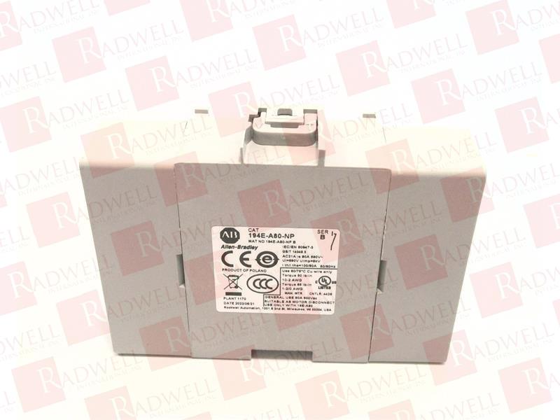 ALLEN BRADLEY 194E-A80-NP