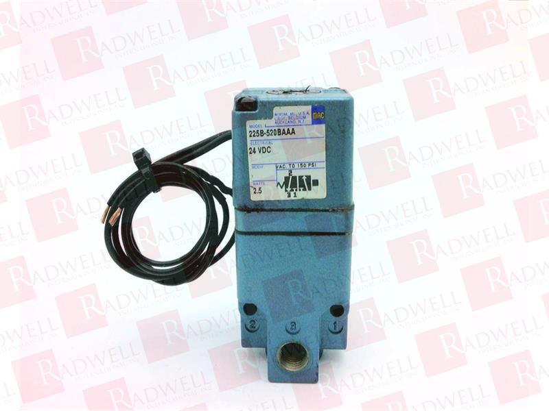 MAC VALVES INC 225B-520BAAA