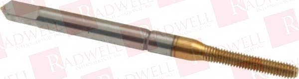 #3-56 UNF BOTTOMING THREAD FORMING TAP HIGH SPEED STEEL, TIN FINISH, 1-13/16" OAL, 1/2" THREAD LENGTH, RIGHT HAND THREAD, H2 THREAD LIMIT, SERIES BXB
