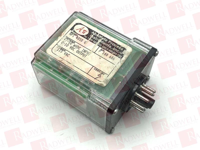  , TRANSMITTER, DC TO DC, NARROW INPUT SPAN, +/- 50 MVDC INPUT, 0-10 VDC OUTPUT, 115 VAC SUPPLY, (REPLACED BY API 4310 G DESIGN)