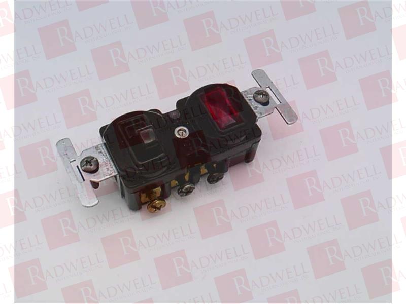 WALL SWITCH/PILOT LIGHT 15AMP 120VAC 3WAY BROWN