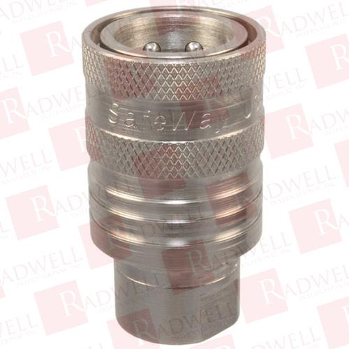 S40 SERIES, STEEL COUPLER FEMALE BODY W/ VALVE