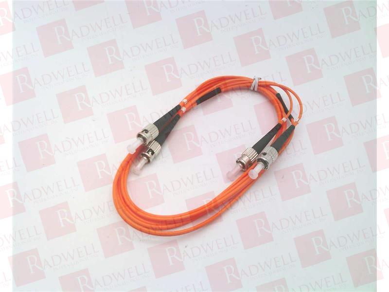ST FIBER OPTIC PATCH CORD, DUPLEX, MULTIMODE (OM1), ORANGE, 2 METERS