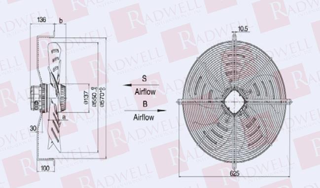 RADWELL RAD-FAN-4D550