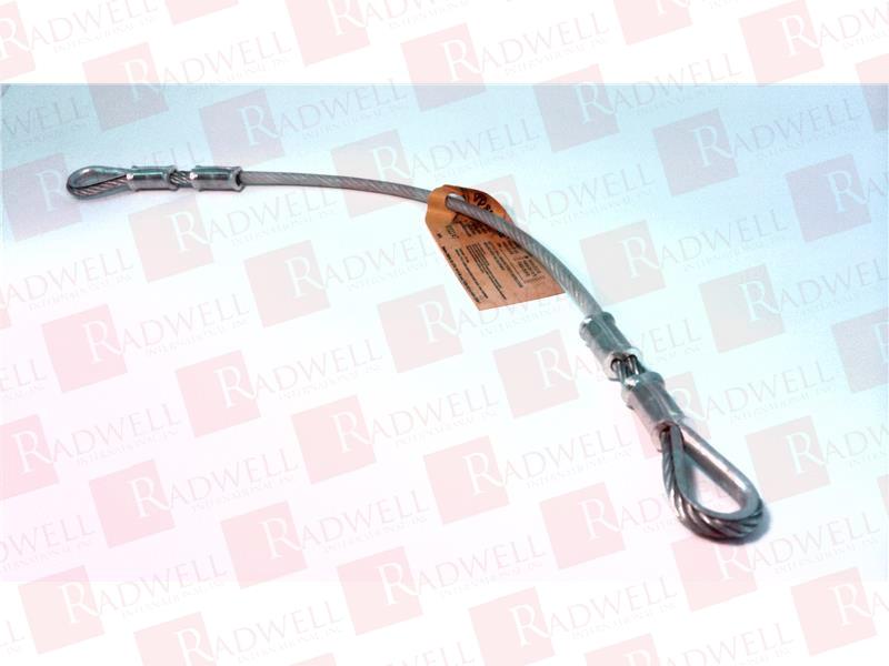 CABLE CROSS CHOKER W/ THIMBLED LOOPS, 24 INCH