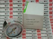  , GAUGE 1.5IN CBM 1/8NPT 0-30PSI