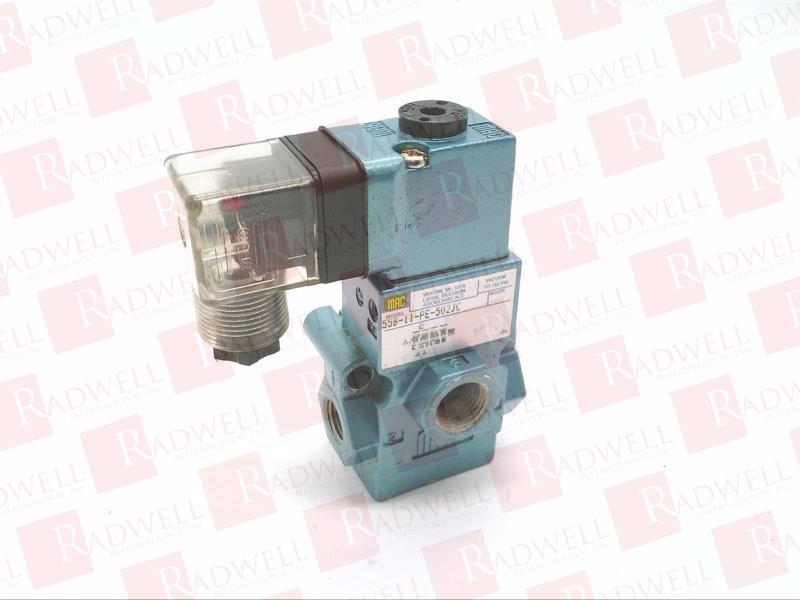 MAC VALVES INC 55B-11-PE-502JC