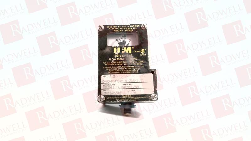 UNIVERSAL FLOW MONITORS SM-FSF6GM-6-32V1.0-M3WR-PC4M-C-Z86-1.5D