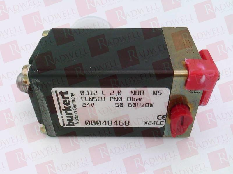 BURKERT 0312-C-2.0-NBR-MS