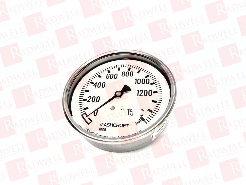 ASHCROFT 10 1008S 02B 1500#/KP