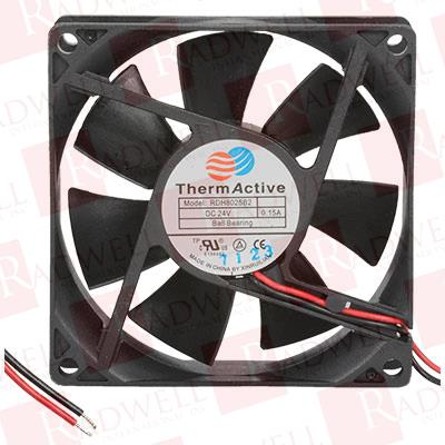 FAN, DC, BRUSHLESS, .15AMP, 24VDC, 2WIRE