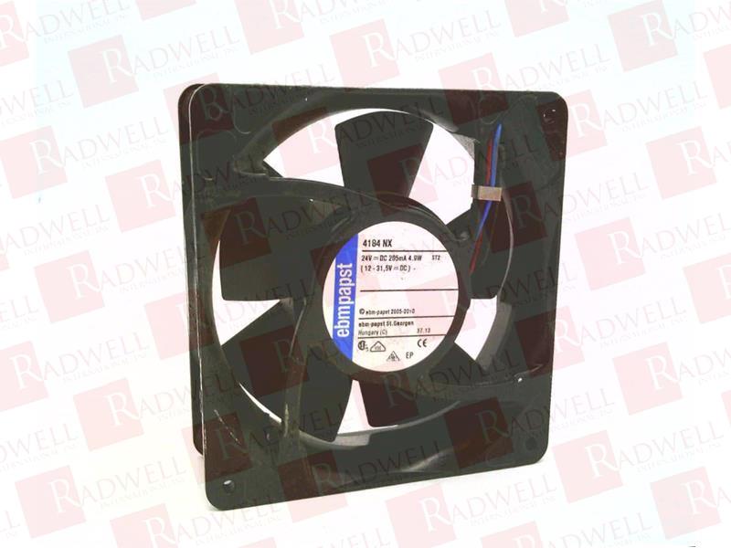 AXIAL FAN, 119 MM, 24 VDC, CURRENT TYPE:DC, EXTERNAL DEPTH:38MM, NOISE RATING:49DBA, FLOW RATE - IMPERIAL:105.9CU.FT/MIN, FLOW RATE - METRIC:180M /H, BEARING TYPE:BALL,1.03A