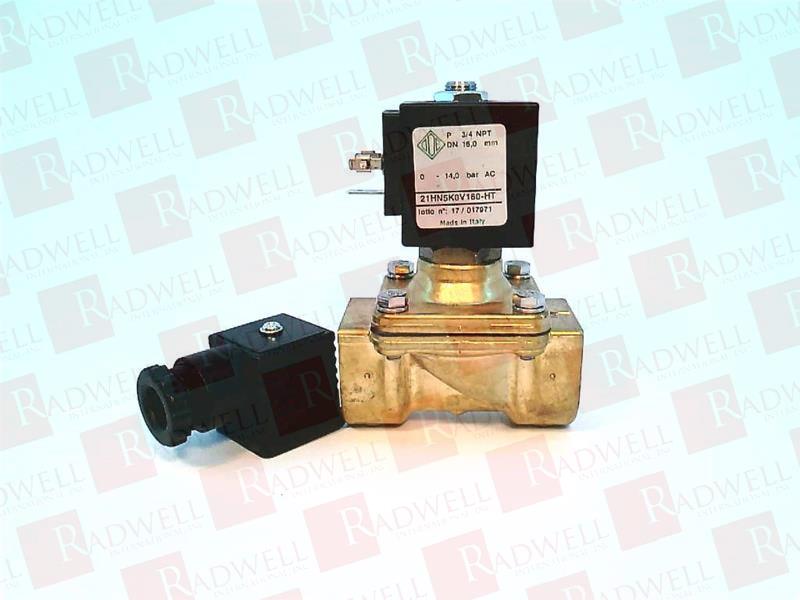  , SOLENOID VALVE, 2 WAYS NORMALLY CLOSED, MIXED ACTION, PORT SIZE 3/4IN NPT, 17VA, 18MM DIN
