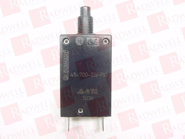 E-T-A CIRCUIT BREAKERS 45-700-IG1-P10-10A
