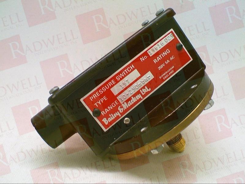 PRESSURE SWITCH 5AMP 10-250MBAR 250VAC