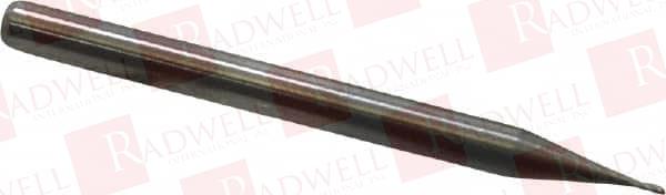 0.5MM, 1.5MM LOC, 3MM SHANK DIAM, 1-1/2" OAL, 4 FLUTE, SOLID CARBIDE SQUARE END MILL SINGLE END, UNCOATED, SPIRAL FLUTE, 30° HELIX, CENTERCUTTING, RIGHT HAND CUT, RIGHT HAND FLUTE, SERIES 11 ...
