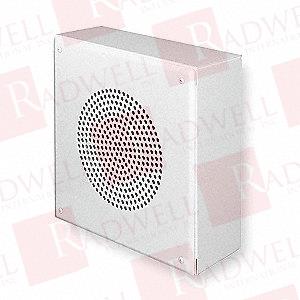 SQUARE, WALL MOUNT, 8C5PAX LOUDSPEAKER, TBLU-5W-25/70V TRANSFORMER, WHITE POWDER COAT FINISH