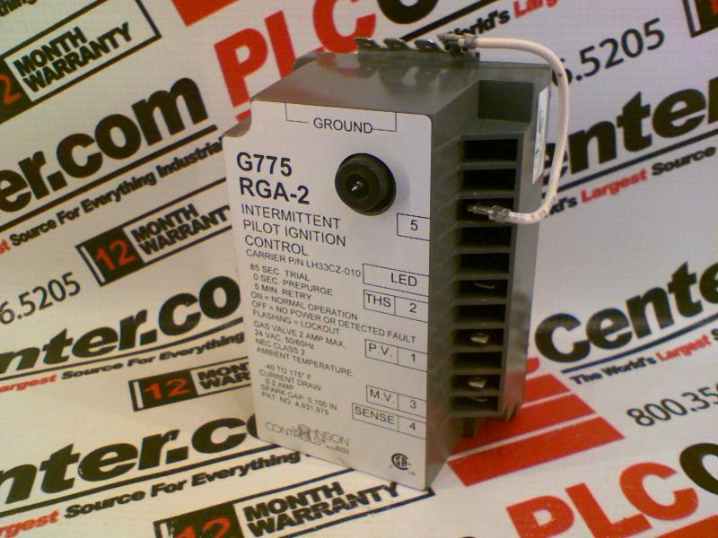 JOHNSON CONTROLS G775-RGA-2