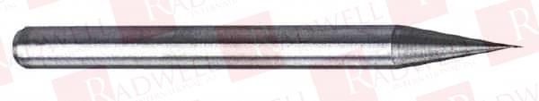 0.005", 0.015" LOC, 1/8" SHANK DIAM, 1-1/2" OAL, 4 FLUTE, SOLID CARBIDE SQUARE END MILL SINGLE END, UNCOATED, SPIRAL FLUTE, 30° HELIX, CENTERCUTTING, RIGHT HAND CUT, RIGHT HAND FLUTE, SERIES ...