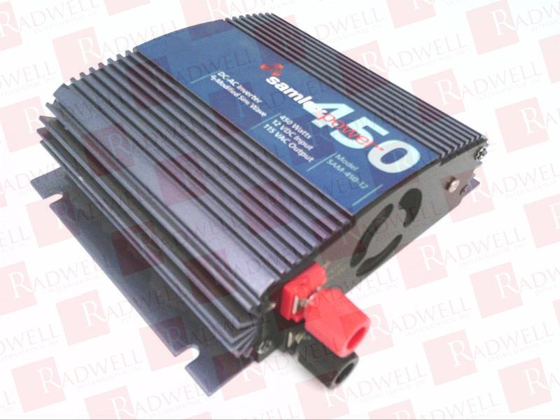 POWER INVERTER,MODIFIED SINE WAVE, 450W, POWER SUPPLY APPROVALS:ITE, INPUT VOLTAGE MAX:15V, NO. OF OUTPUTS:2 OUTPUT, OUTPUT VOLTAGE:115V, OUTPUT POWER:450W, PRODUCT RANGE:-, LENGTH:151MM, WI ...