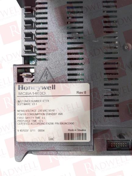 HONEYWELL MCBA 1463 D