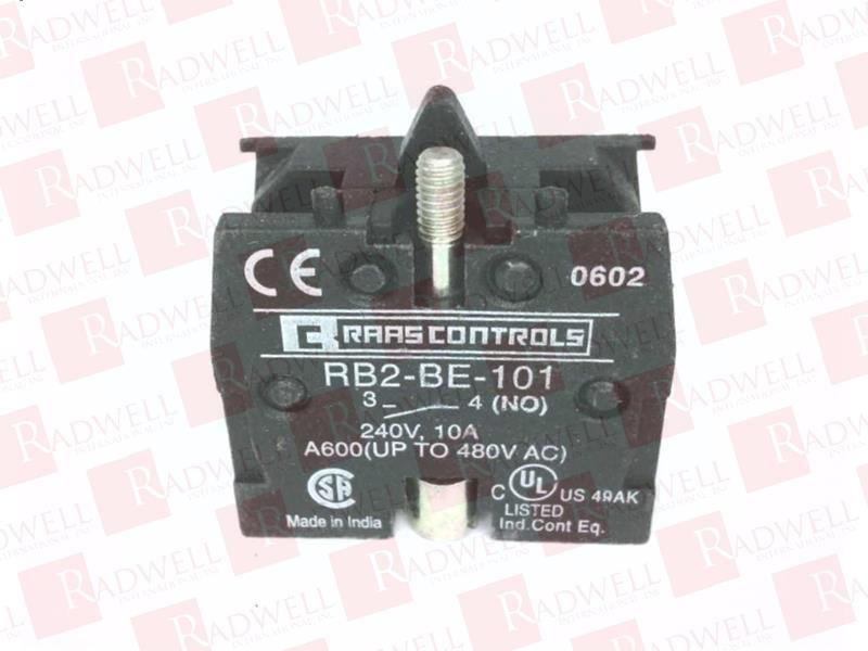  , CONTACT BLOCK, 10 AMP, 240 V, 1 NO