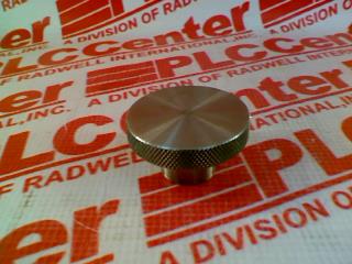 KNOB STAINLESS STEEL 1IN BASE DIA 2IN KNOB