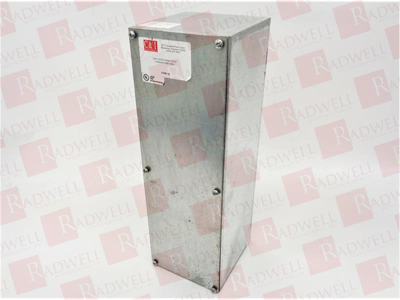 ENCLOSURE, TYPE 12, SCREW COVER GASKETED BOX, 18 X 6 X 6