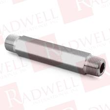  , PIPE FITTING, STAINLESS STEEL, NIPPLE, HEX, MALE NPT, 1/4 X 3 IN