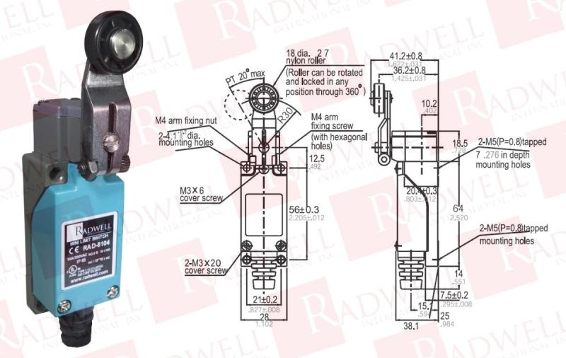 RADWELL VERIFIED SUBSTITUTE D4V-8104Z-SUB