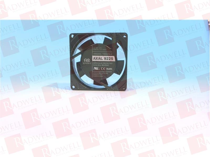 FAN, 100-125V, 50/60HZ, 13/11W, 3.6X3.6X1 IN