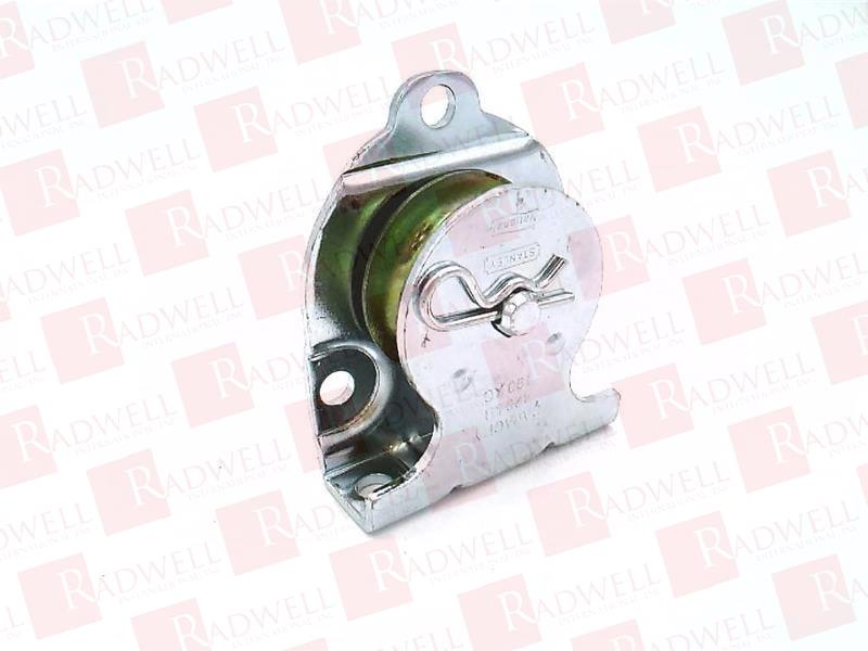 SINGLE PULLEY, 1-1/2INCH, WALL CEILING MOUNT, ZINC PLATED STEEL BODY