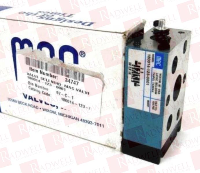 MAC VALVES INC 180014-123-0001