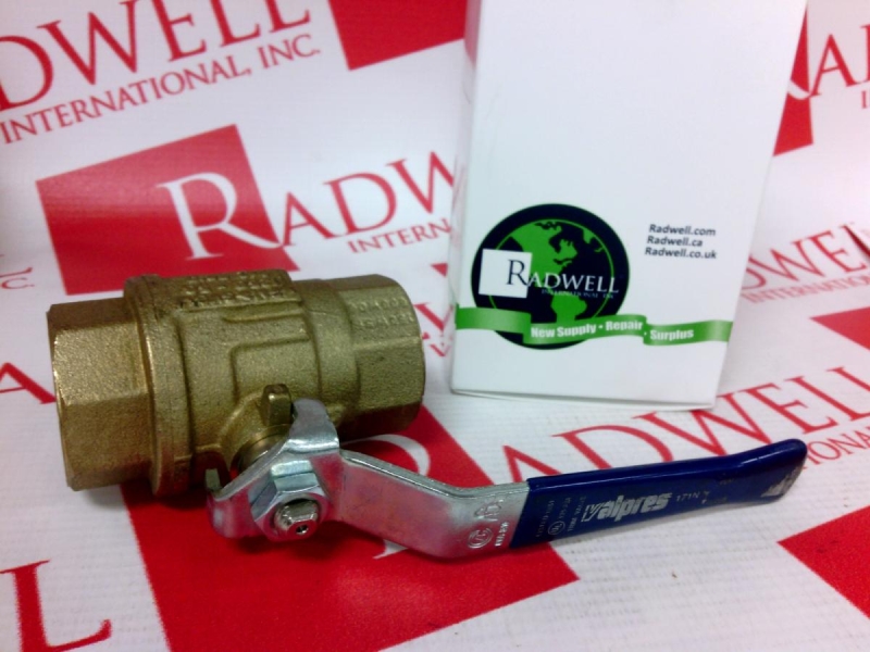 BALL VALVE BRASS TWO PIECE 1/2IN NPT