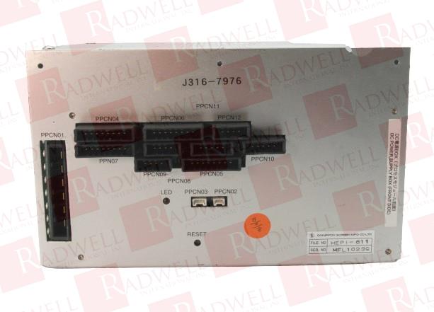  , POWER SUPPLY, DC POWER SUPPLY BOX, W/ 2X LEA150F-12, W/ 4X LEA150F-24, (MEI1007Q)