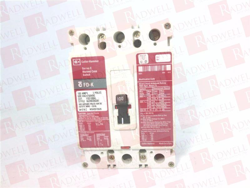 EATON CORPORATION FD3100KL