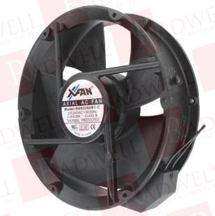 AXIAL AC FAN, 0.25-.26 AMP, 220-240 VAC, 50/60 HZ, BALL, 2800/3200RPM, 59/62DBA, 200X200X60MM
