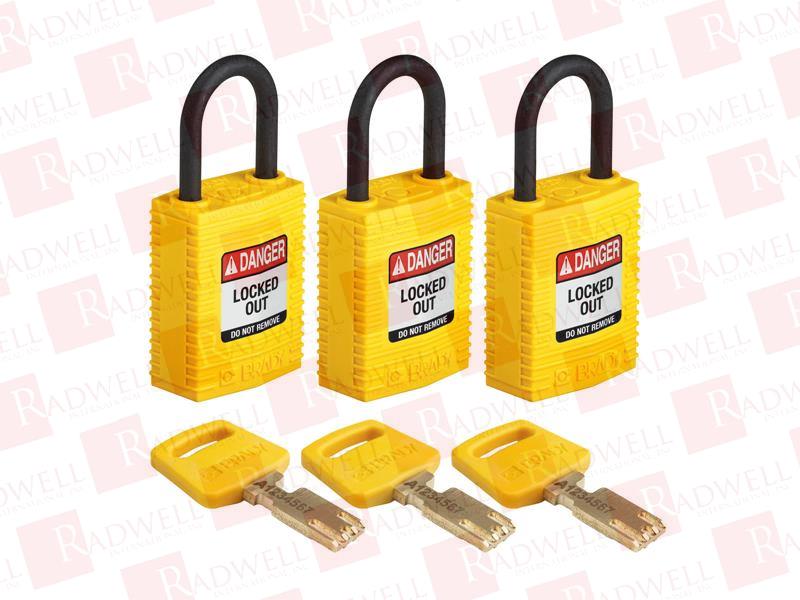 BRADY CPT-YLW-25PL-KA3PK